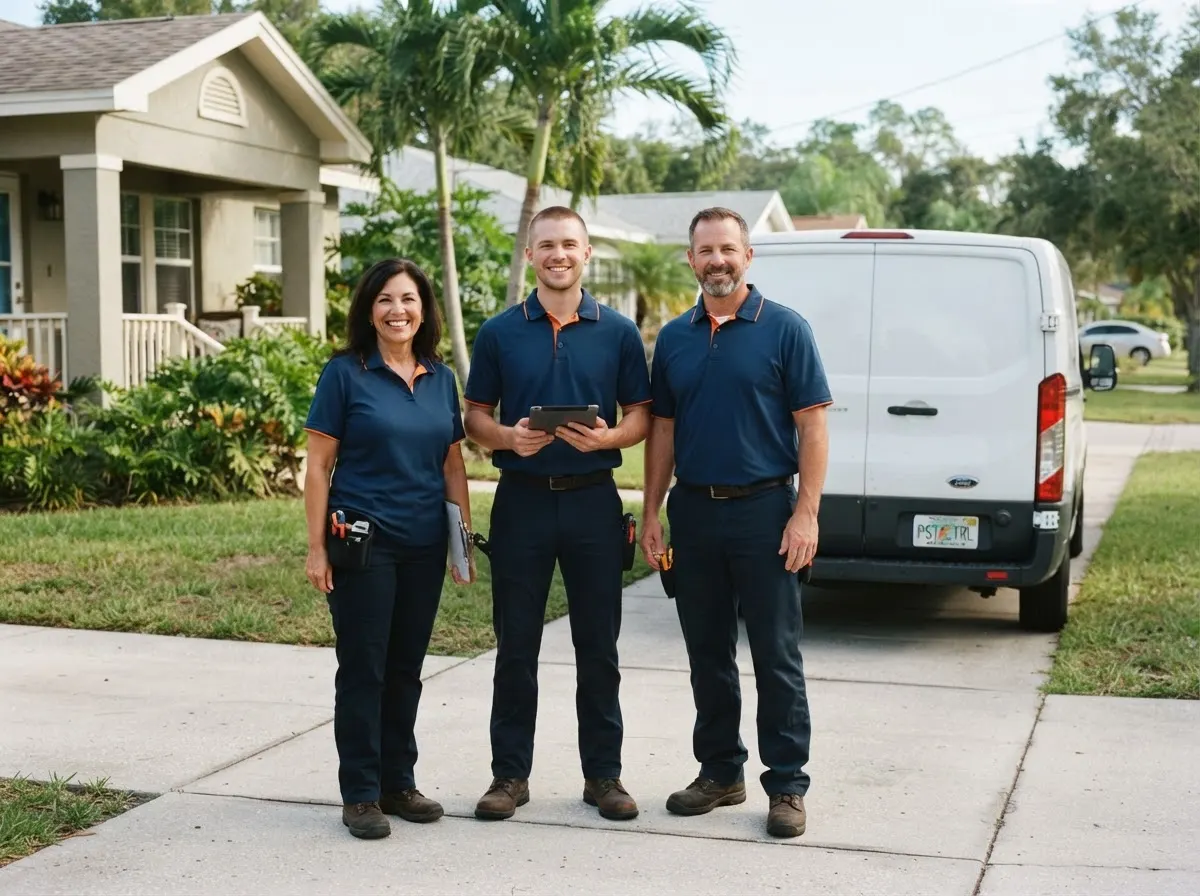 The Suncoast Sparrow Pest Control team, pest control service in St. Petersburg, FL